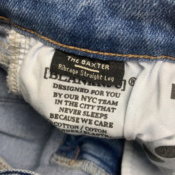 Blank NYC The Baxter Ribcage Straight Leg Raw Hem Jeans - Picture 12 of 12